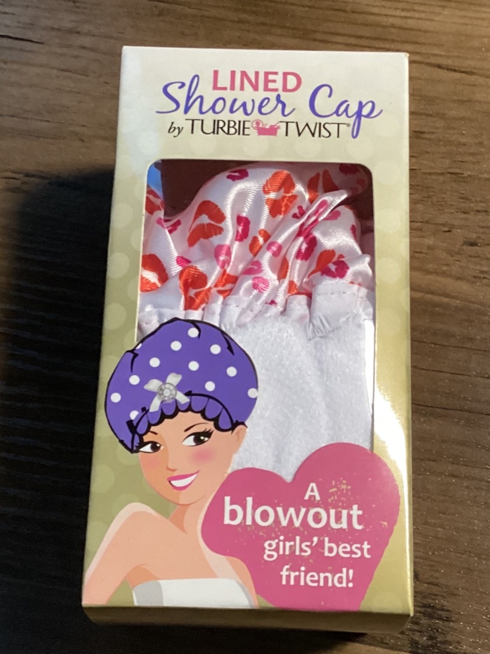Turbie Twist Lined Shower Cap NEW
